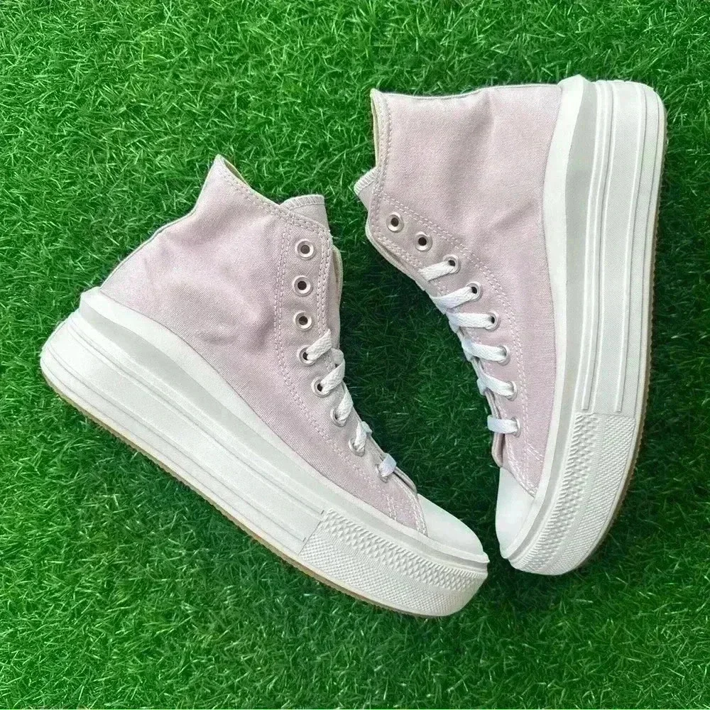 Converse Chuck Taylor All Star Move Hi Pale Amethyst - Picture 2 of 8